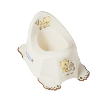 Tega Baby csúszásgátlós bili Maci - Bézs