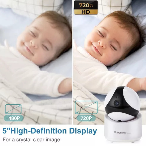 Babysense V65 kamerás babaőrző