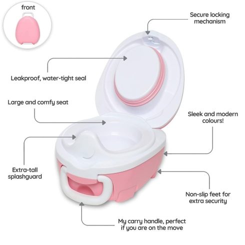 My Carry Potty hordohzható bili - Rózsaszín