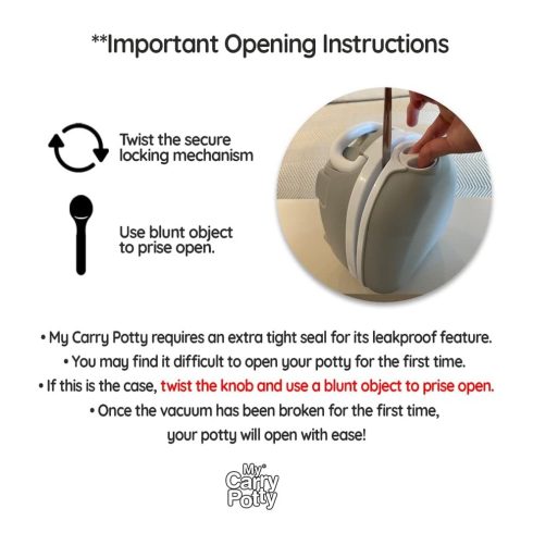 My Carry Potty hordohzható bili - Rózsaszín