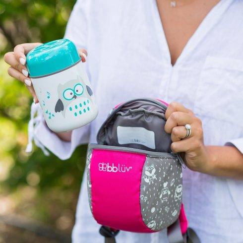 Bblüv Pak hátizsák hevederrel - Lime