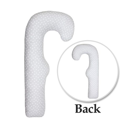 Scamp F párna 80x150cm - Little Heart White/Grey