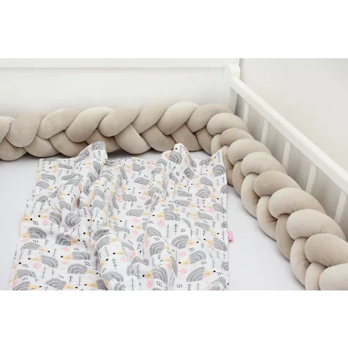 Scamp Plüss Fonott Rácsvédő 210 cm - Bézs