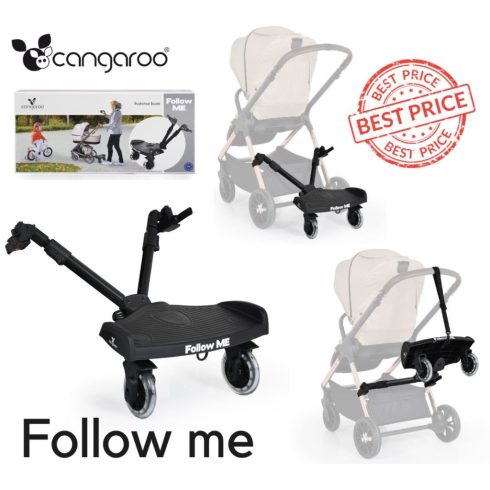 Cangaroo Follow Me Testvérfellépő - Fekete