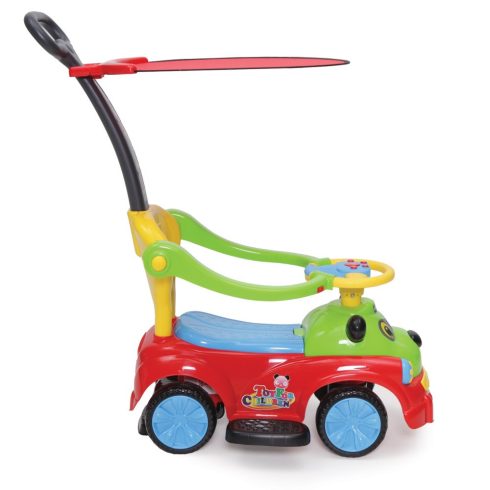 Moni Panda Bébitaxi Napfénytetővel - Piros