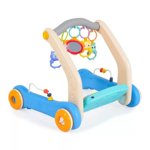 Moni Music walker 2in1 járássegítő+játszószőnyeg - Kék