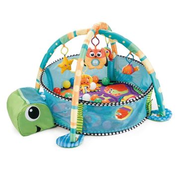 Moni Sea Turtle játszószőnyeg + 30 labda teknősös