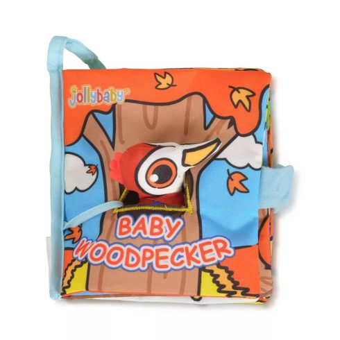 Jollybaby Montessori Textilkönyv - Fakopáncs