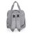 Moni Mividia Kismama Pelenkázó hátizsák - Szürke