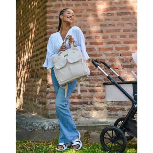 Moni Mividia Kismama Pelenkázó hátizsák - Szürke