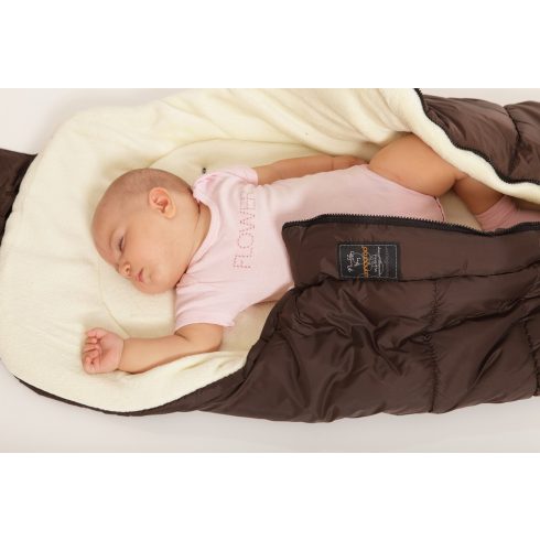Moni Fluffy Deluxe Bundazsák 100cm - Brown