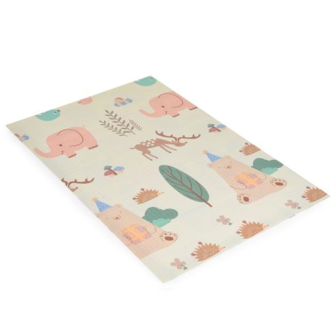 Moni XPE Összehajtható Játszószőnyeg – 120×180 cm - Forest / Elefánt