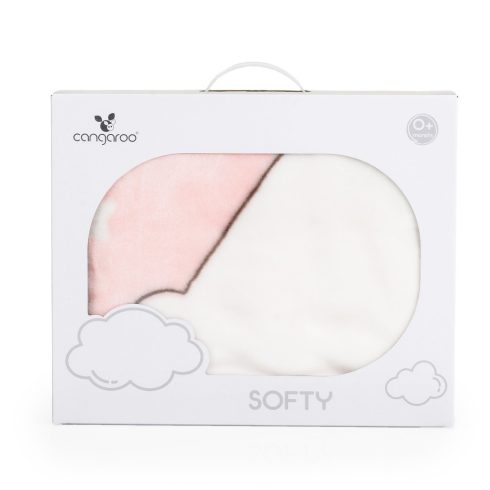 Cangaroo Softy Takaró 80x110cm - Jegesmaci Pink 