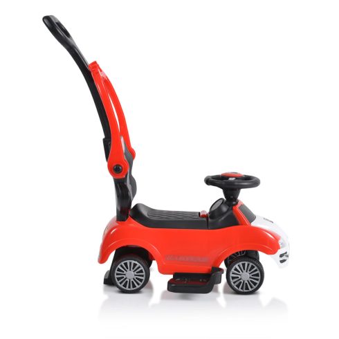 Moni Rider Beülős Autó Tolókarral - Piros