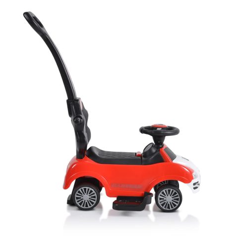 Moni Rider Beülős Autó Tolókarral - Piros