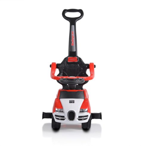 Moni Rider Beülős Autó Tolókarral - Piros
