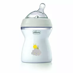 Chicco NaturalFeeling 250 ml cumisüveg - Neutral Méhecske