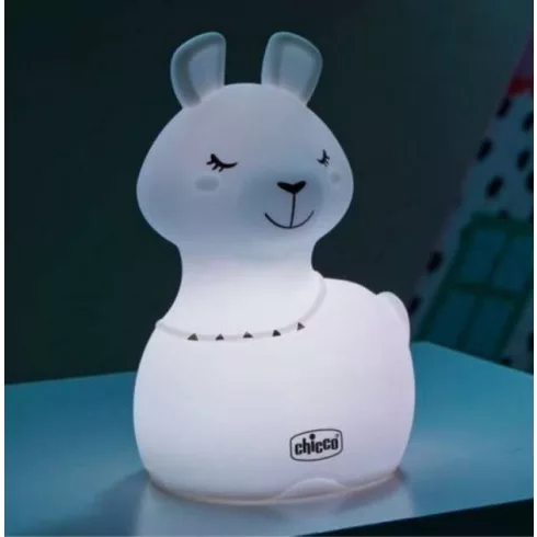 Chicco Sweet Lights éjszakai fény 8 fénnyel USB-kábellel - Láma
