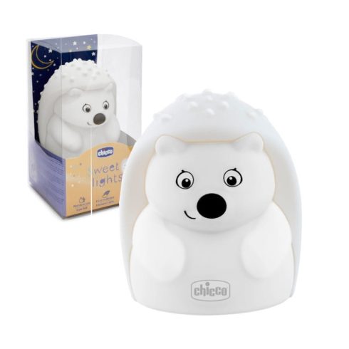 Chicco Sweet Lights éjszakai fény 8 fénnyel USB-kábellel - Süni 