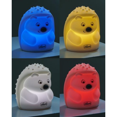 Chicco Sweet Lights éjszakai fény 8 fénnyel USB-kábellel - Süni 
