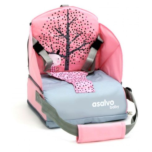 Asalvo Go Anywhere textil székmagasító - Nordic Pink