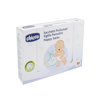   Chicco tárolószatyor használt pelenkákhoz - illatosított 50 db