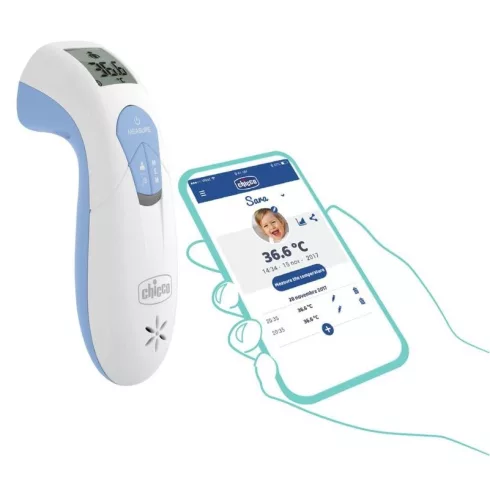 Chicco Thermo Family 6in1 no-contact hőmérő letölthető APP-al