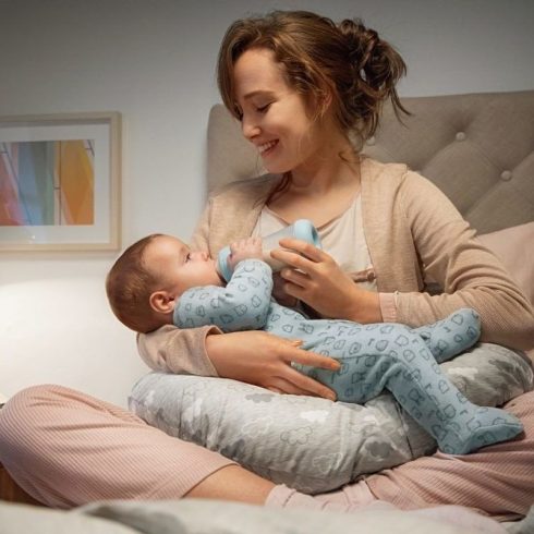 Chicco Perfect5 150 ml biofunkcionális cumisüveg - kék