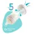 Chicco Physio etetőcumi 2db pépes ételhez 6hó+  (Perfect5, Well-Being) 