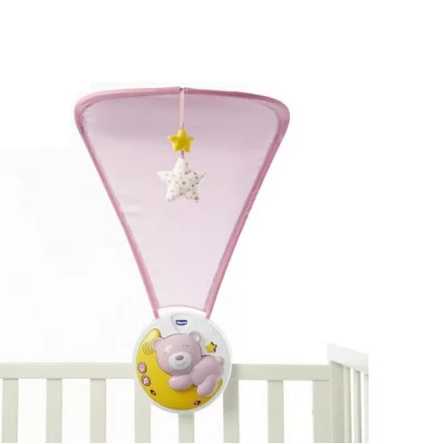 Chicco Next 2 Moon zenélő projektor - Rózsaszín