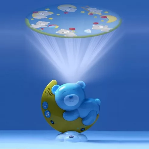 Chicco Next 2 Moon zenélő projektor - Kék