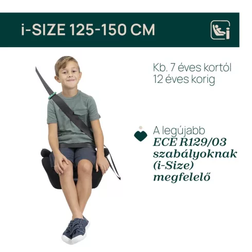 Chicco Quasar I-Size ülésmagasító 126-150 cm - Black