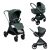 Chicco BELLAGIO Trio babakocsi önműködő záródással 22 kg-ig - Fir Tree