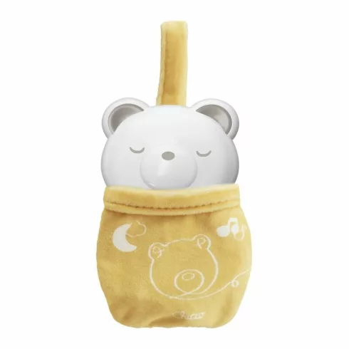 Chicco Day & Night zenélő csörgő és éjszakai fény kiságyjáték - Bear