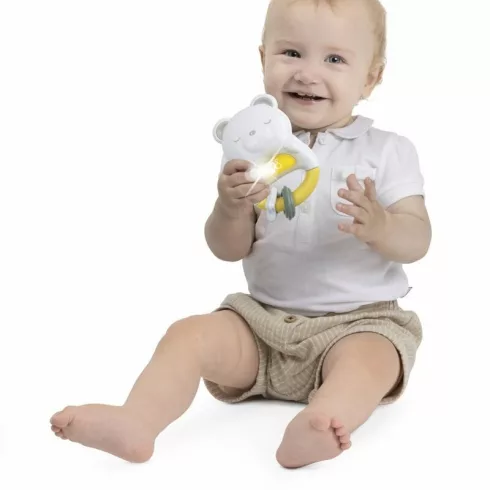 Chicco Day & Night zenélő csörgő és éjszakai fény kiságyjáték - Bear