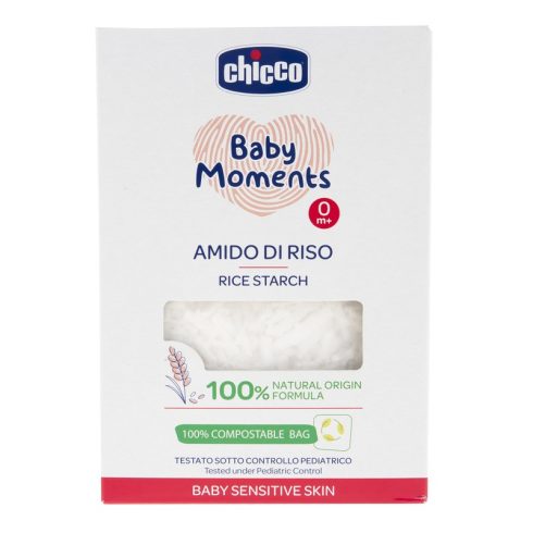 Chicco Baby Moments Rizskeményítő fürdővízbe 250gr - sensitive