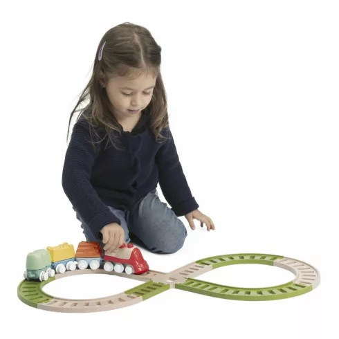 Chicco Baby Railway ECO+ Baba Vasút 18 db-os