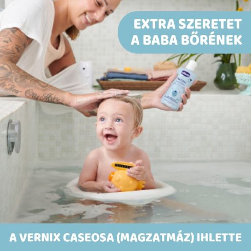 Chicco Natural Sensation Sampon és Fürdető 500 ml, Aloe és Kamilla kivonattal