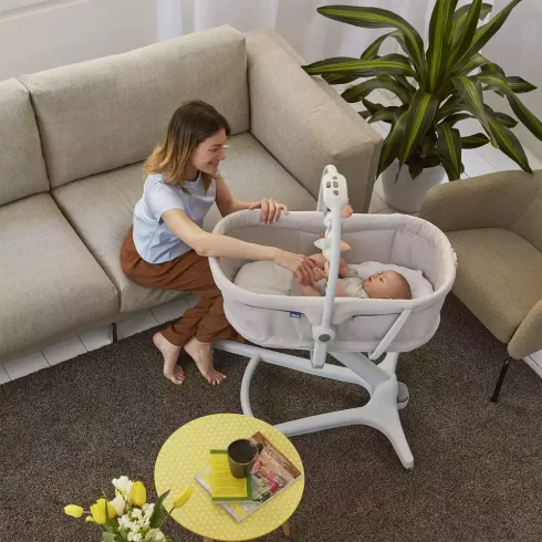 Chicco Baby Hug 4in1 bölcső-pihenő-etetőszék-fotel - Aquarell