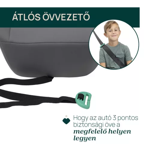 Chicco Quasar I-Size ülésmagasító 126-150 cm - Grey