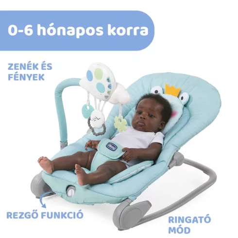Chicco Balloon rezgő hintaszék és ülőszék 0-18 kg - Froggy
