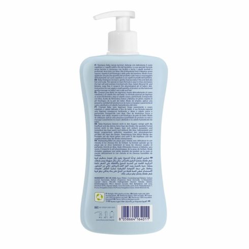 Chicco Natural Sensation Sampon könnymentes 500ml, Aloéval, édes mandulaolajjal és betadinnal dúsított