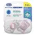 Chicco Physio Forma® Micro 0-2 hó minicumi 2 db - Rózsaszín pöttyös/Áttetsző szív