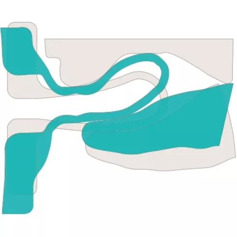 Chicco Physio Forma® Micro 0-2 hó minicumi 2 db - Rózsaszín pöttyös/Áttetsző szív
