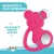 Chicco Koala acélbetétes hűtőrágóka - Pink