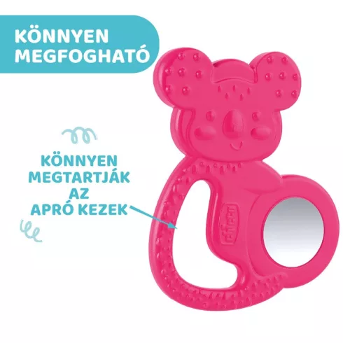 Chicco Koala acélbetétes hűtőrágóka - Pink