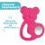 Chicco Koala acélbetétes hűtőrágóka - Pink