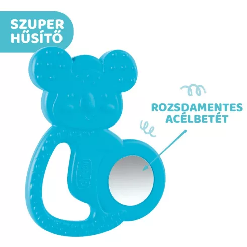 Chicco Koala acélbetétes hűtőrágóka - Kék