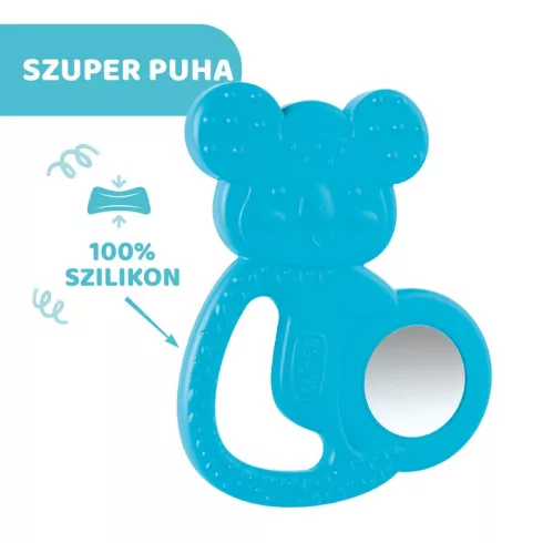 Chicco Koala acélbetétes hűtőrágóka - Kék