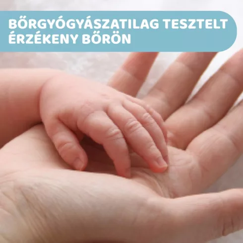 Chicco Natural Sensation Gyengéd babafürdető 200 ml, Aloe és Kamilla kivonattal